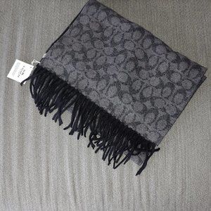 Coach Wool and Cashmere Scarf